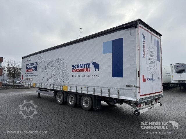 Auflieger mit Pritsche & Plane Schmitz Cargobull Curtainsider Mega Getränke