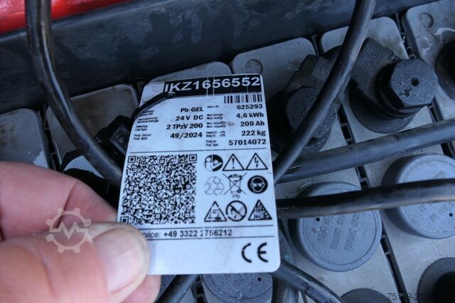 Niederhubwagen linde T16 Batterie 49/2024