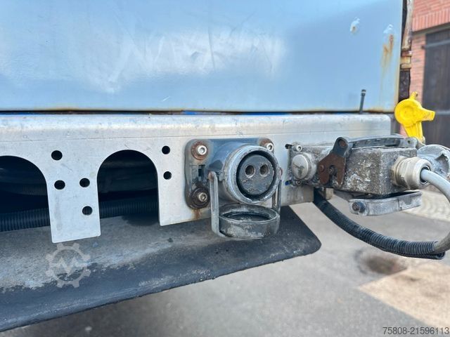 Tieflader-Sattelauflieger DOLL Tieflader Forstmaschinen Lenk Funk Rampe