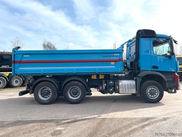 Dreiseitenkipper LKW MERCEDES-BENZ 2643 Arocs/Meiller Kipper/Bordmatik/6x6H/1.Hand