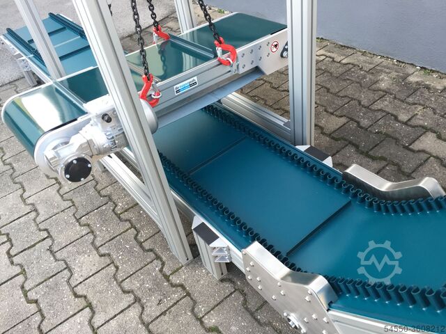 Conveyor belt + overband magnetic separa die magnetprofis 