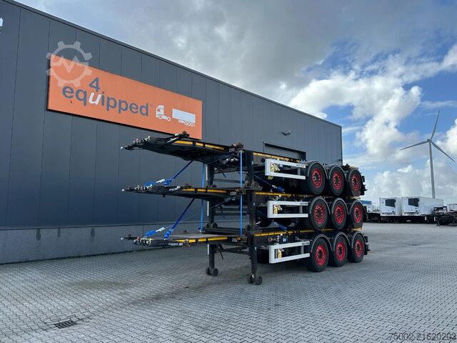 Containertransport Burg stack of 3x 2012 BURG 20FT ADR (EX/II, EX/III, ...