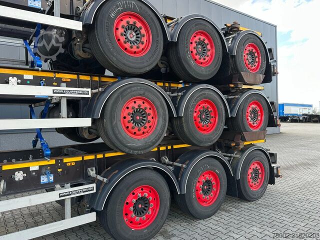 Containertransport Burg stack of 3x 2012 BURG 20FT ADR (EX/II, EX/III, ...