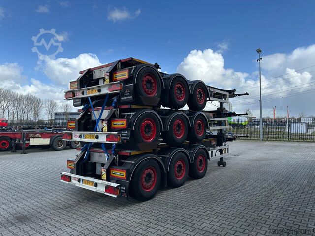 Containertransport Burg stack of 3x 2012 BURG 20FT ADR (EX/II, EX/III, ...