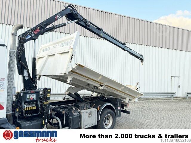 Kipper LKW MAN TGL 12.250/340 4X2 BB, Bordmatik, Kran Hiab 066