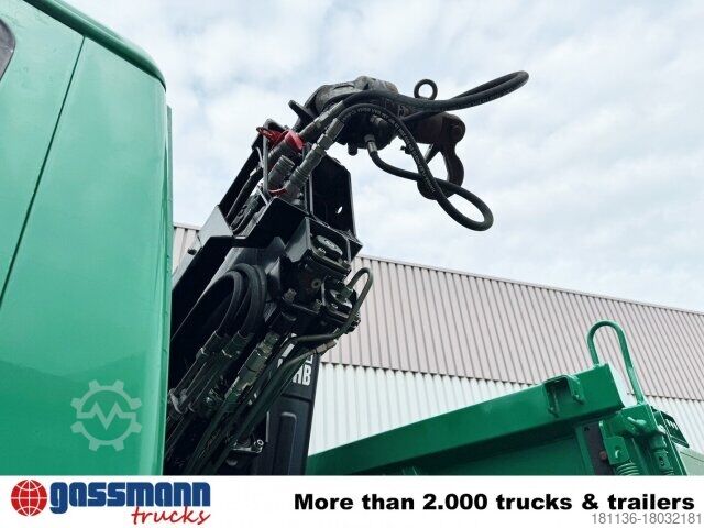 Kipper LKW Iveco EuroCargo ML160E28 4x2 mit Kran Hiab XS 088 ES-2