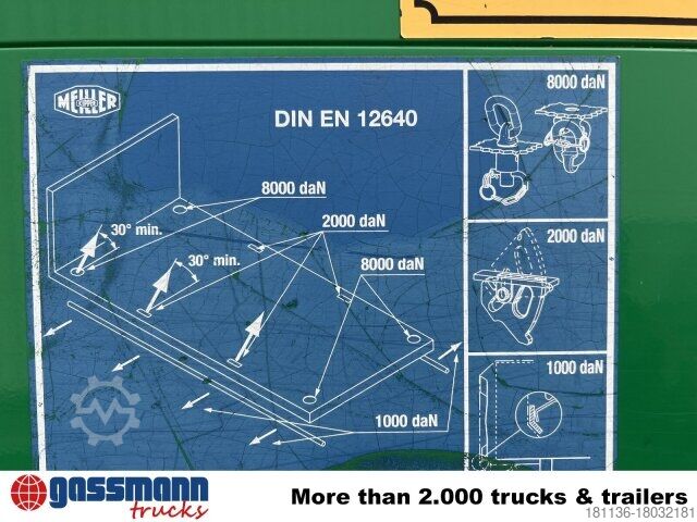 Kipper LKW Iveco EuroCargo ML160E28 4x2 mit Kran Hiab XS 088 ES-2