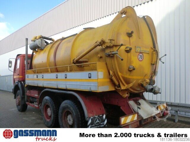 Tanker truck  MORO SPA Saugaufbau ca. 14m³, Kippbar