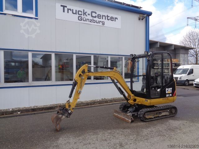 Minibagger CATERPILLAR 301.7D SW + Schaufel