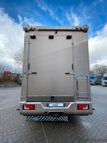 Viehtransporter LKW MAN 12 220 5 Pferde Wohnung