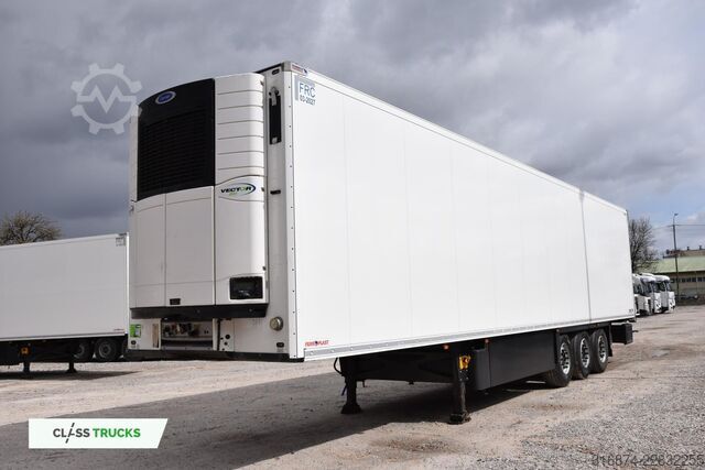 Reefer semitrailer SCHMITZ CARGOBULL SKO Double Deck FP 60 Carrier Vector 1550 Lifting Axle