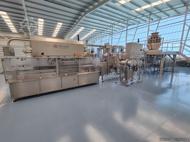 LINE FOR PACKAGING P.E.T. SOLIDS/LIQUIDS COMPACT MONDINI EVOLUZIONE SUPER E 380 VG
