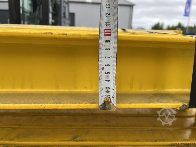 Palettenregaltraverse Traversen Regal Redirack / 2.707 mm / U: 100 x 50mm / Materialfarbe: gelb