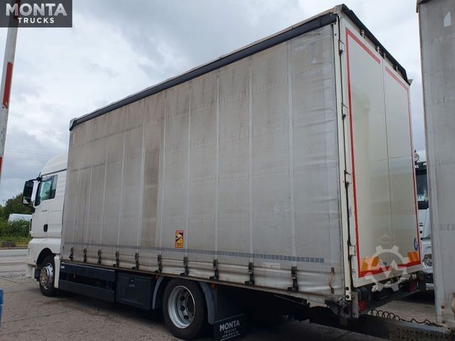 LKW mit Pritsche & Plane MAN TGX 18.400, Euro6, Standklima,Edscha, Aktion!