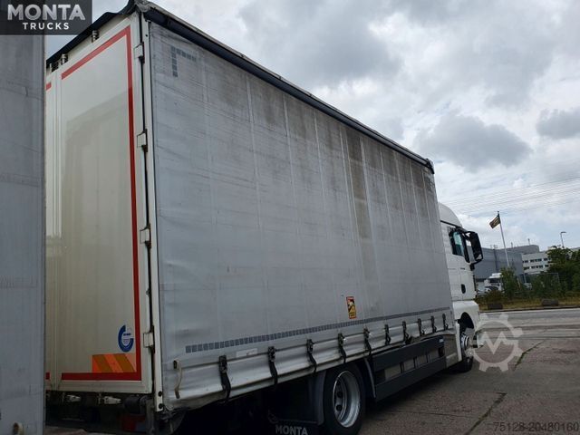 LKW mit Pritsche & Plane MAN TGX 18.400, Euro6, Standklima,Edscha