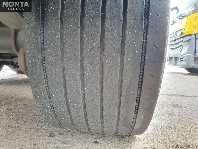 Auflieger mit Pritsche & Plane SCHMITZ CARGOBULL SCS S3T Varios, Edscha, hydraul. Hubdach, TÜV