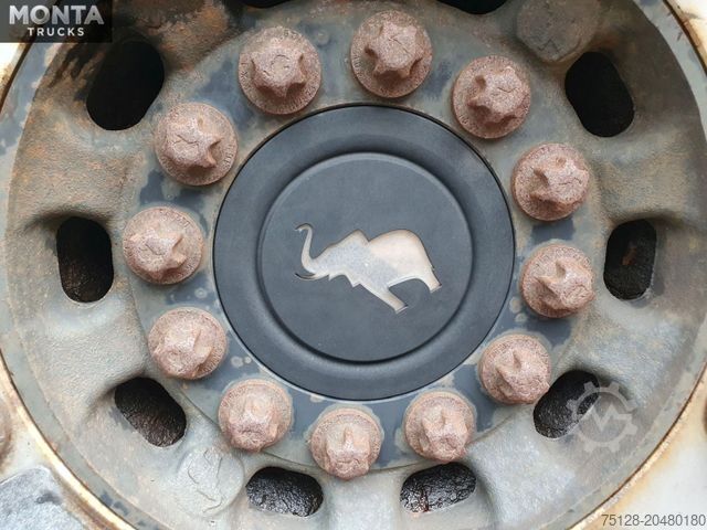 Auflieger mit Pritsche & Plane SCHMITZ CARGOBULL SCS S3T Varios, Edscha, hydraul. Hubdach, TÜV