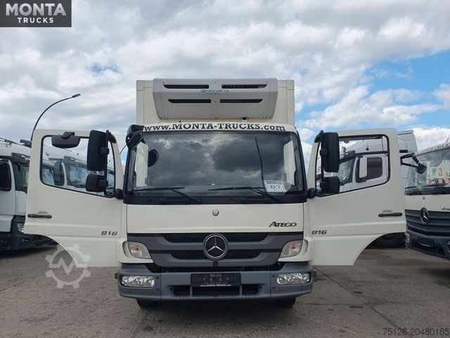 Refrigerator body van MERCEDES-BENZ Atego 816L, Kühlkoffer, Euro5, Klima, LBWTüv