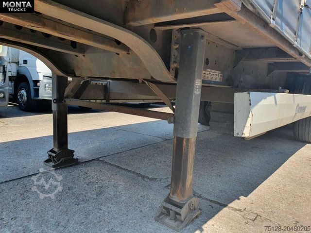 Open semitrailer with tarp KRONE SD Planenauflieger, Edscha, Liftachse,BPW