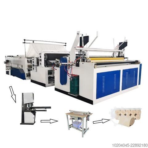 Toilet paper production machine  