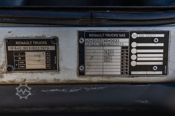 Refrigerated/freezer transport RENAULT D14.280 DXI+INTARDER+CARRIER SUPRA 750+DHOLLANDIA
