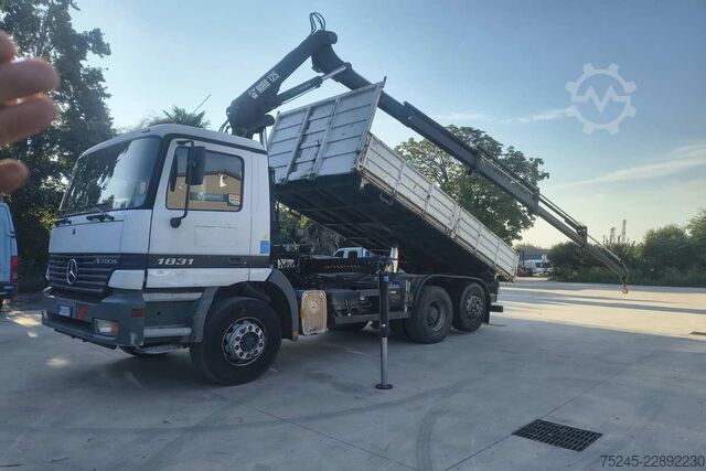 Tipper truck Mercedes-Benz Actros 1831 GRU E RIBALTABILE