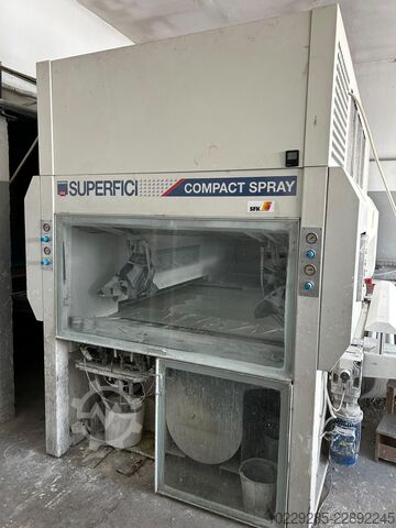 Superfici/Cefla+GRACO paint finishing line Superfici Compact Spray 1300