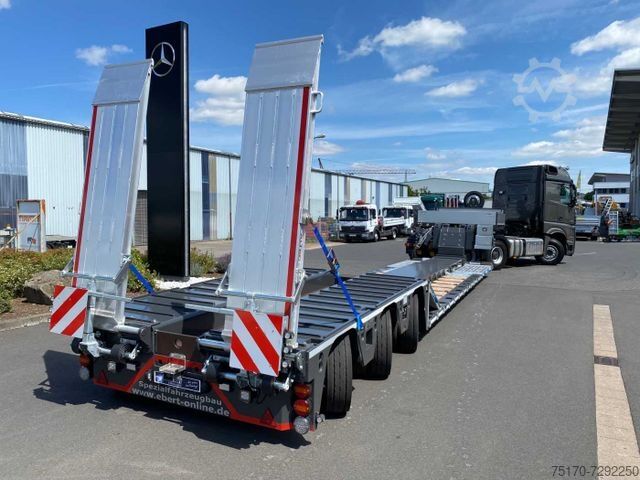 Tieflader-Sattelauflieger  EBERT TLS 55 ATV / Tele / 39,5to Nutzlast