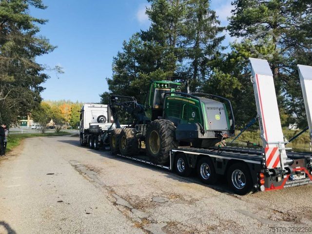 Tieflader-Sattelauflieger  EBERT TLS 55 ATV / Tele / 39,5to Nutzlast