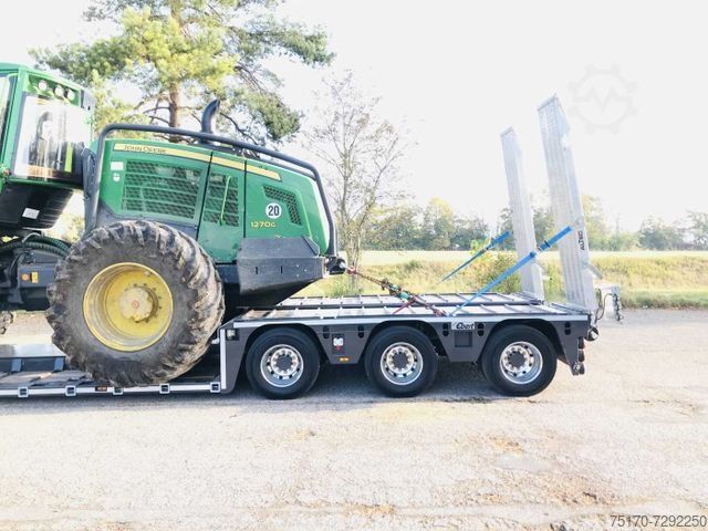 Tieflader-Sattelauflieger  EBERT TLS 55 ATV / Tele / 39,5to Nutzlast