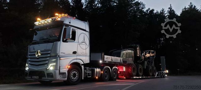 Tieflader-Sattelauflieger EBERT TLS 55 ATV / Tele / 39,5to Nutzlast