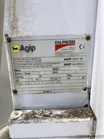 Formteilpresse Italpresse GL/160PS Special