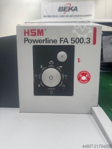 Papierverarbeitung HSM Powerline 500.3 HSM Powerline FA 500.3