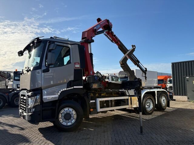 Hook arm system Renault C440 + HMF 2320 K3-- 3X EXT. + 6X2/4 HYDRO DRIV...