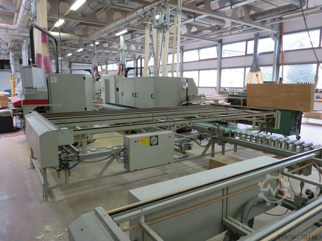 Window profiling line Weinig UC Matic Weinig Unimat 23EL + Unitec 10 + Univar 10 + Au
