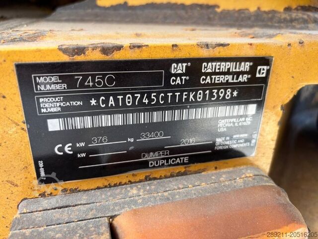 Dumper Caterpillar 745 C