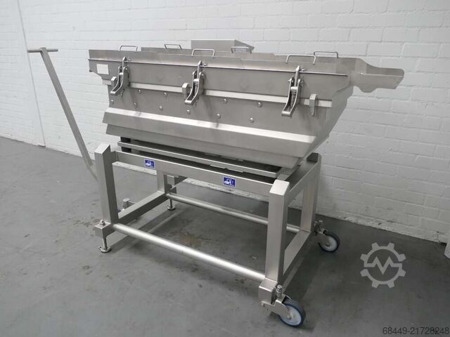 Vibrating gutter, MultiShaker 450/1600 GEA Trilgoot Type MultiShaker 450/1600