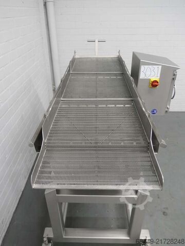 Vibrating gutter, MultiShaker 450/1600 GEA Trilgoot Type MultiShaker 450/1600