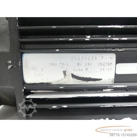 Baumüller motor Baumüller DSG 56-L Servomotor / Reis Roboter SN:20236234