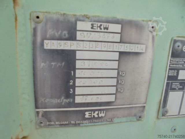 Open body EKW oplegger + KENNIS 14.000