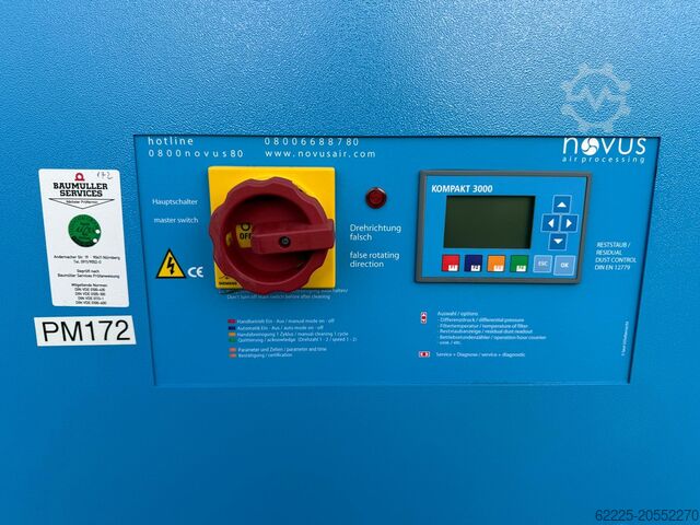 Filterbelüftung, Rauchabsaugung Novus Novus Airtower 20.000 EC