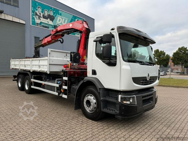 Truck mounted crane RENAULT Premium Lander 310.26 6x4 Kipper /Kran