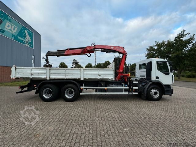 Truck mounted crane RENAULT Premium Lander 310.26 6x4 Kipper /Kran
