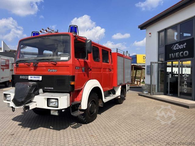 Iveco 90 16 AW 4x4 LF8 Feuerwehr Standheizung 9 Sitze