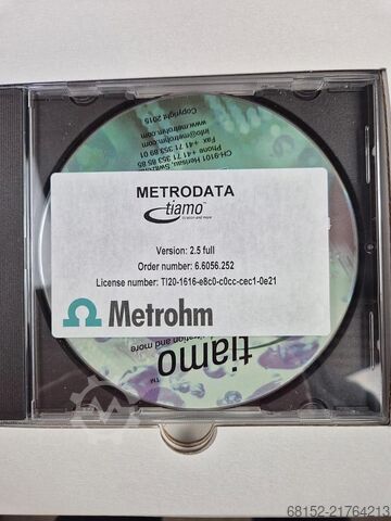 Metrohm 852 Tiranda Titration System Metrohm 852 Tiranda