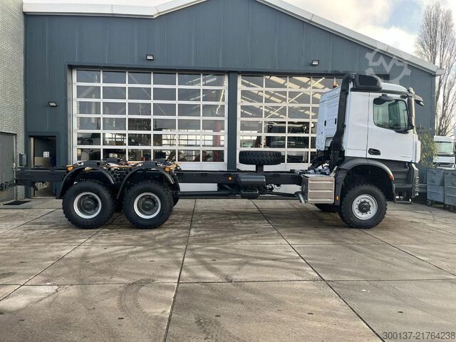 Chassis with cab Mercedes-Benz Arocs 3340 A 6x6 Chassis Cabin