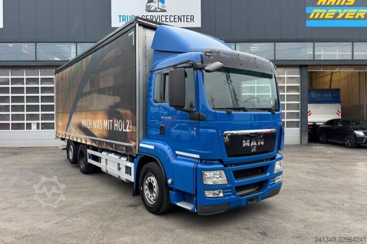 LKW mit Pritsche & Plane MAN TGS 26.440 6x2