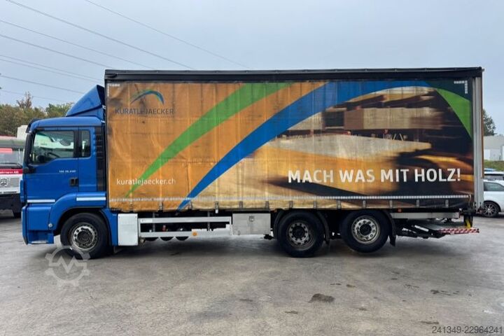 LKW mit Pritsche & Plane MAN TGS 26.440 6x2