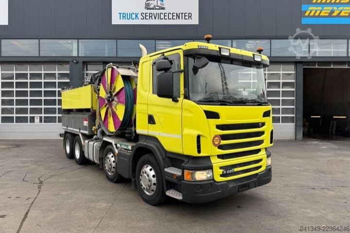 Saugwagen SCANIA R480 8x4 Kaiser Aquastar 3 Recycler