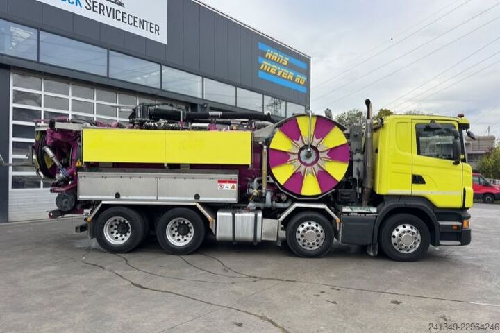 Saugwagen SCANIA R480 8x4 Kaiser Aquastar 3 Recycler